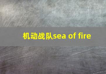 机动战队sea of fire